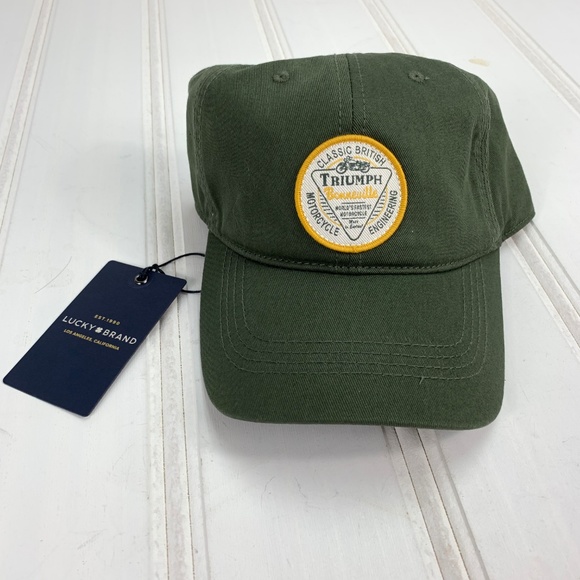 Lucky Brand Triumph Chevy Patch Baseball Dad Hat - Picture 2 of 8